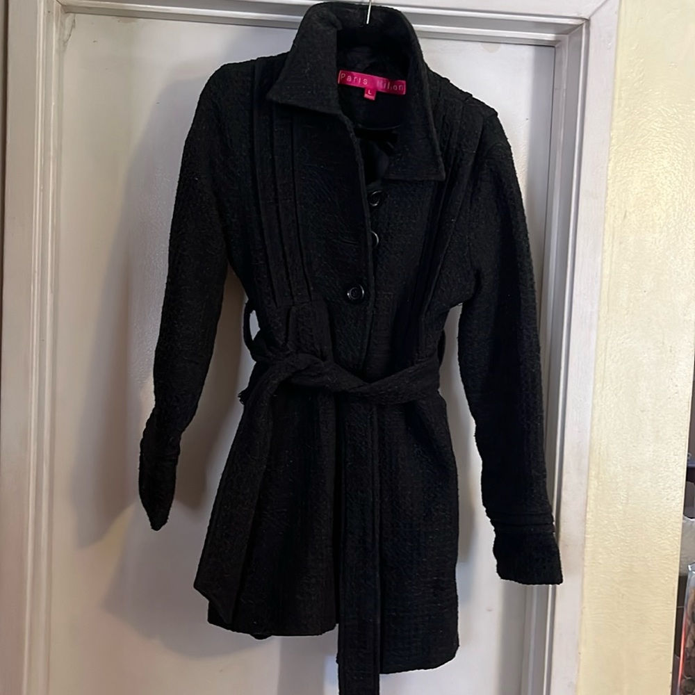 Wool blend coat